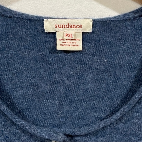 Blue Cashmere Petite Cardigan - Picture 6 of 10